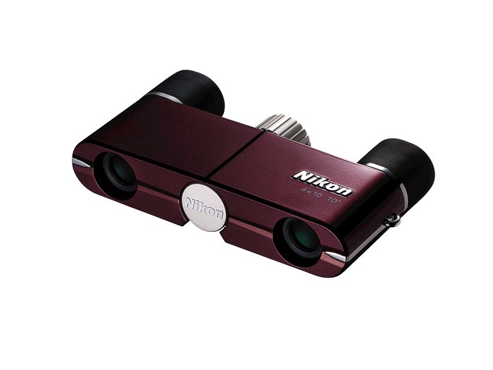 Бинокль NIKON Elegant Compact 4x10 DCF красный 1 Бинокль NIKON Elegant Compact 4x10 DCF красный