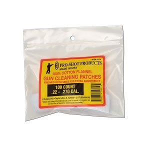 Патчи Proshot 101, 22 - 270 кал., 100шт
