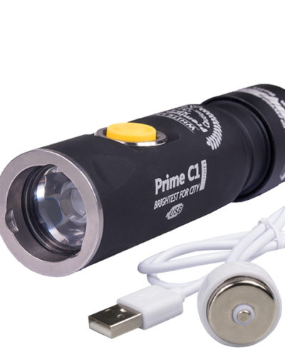 Фонарь тактический Armytek Prime C1 Pro XP-L Magnet USB (белый свет) + 18350 Li-Ion