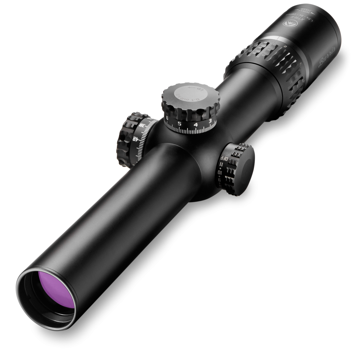 Оптический прицел Burris XTR II 1,5-8x28 M.A.D. (34мм) R: Ballistic 5 Оптический прицел Burris XTR II 1,5-8x28 M.A.D. (34мм) R: Ballistic 5.56 DFP, с подсветкой (201013)