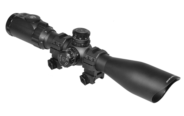 Оптический прицел Leapers UTG 30mm 1 Оптический прицел Leapers UTG 30mm 1.5-6X44 IE Mil-dot, 36 Colors EZ-TAP, с кольцами SCP3-U156IEW