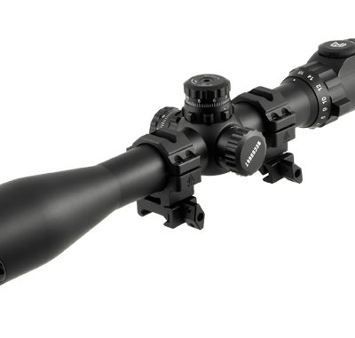 Оптический прицел Leapers UTG 30mmAccuShot 4-16X44 IE, SWAT AO Mil-dot, 36Colors EZ-TAP, кольца SCP3-U416AOIEW