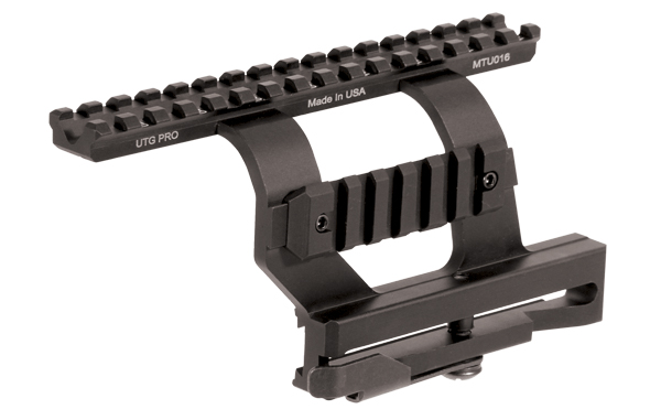 Боковой быстросъемный кронштейн Leapers на Weaver UTG PRO Made in USA Quick-detachable AK Side Mount MTU016 1 Боковой быстросъемный кронштейн Leapers на Weaver UTG PRO Made in USA Quick-detachable AK Side Mount MTU016